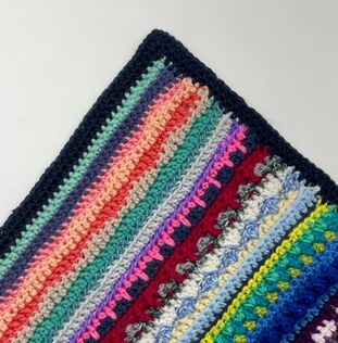 Seashore Diamond in the Rough Crochet Hat Kit - Intermediate - NEW