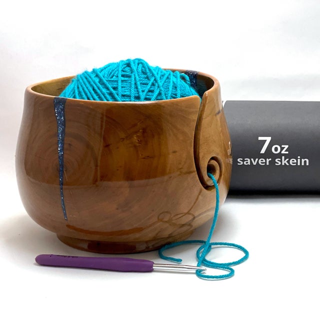 Yarn Bowl, Big Wooden Knitting Bowl, Large Yarn Bowls For Crochet